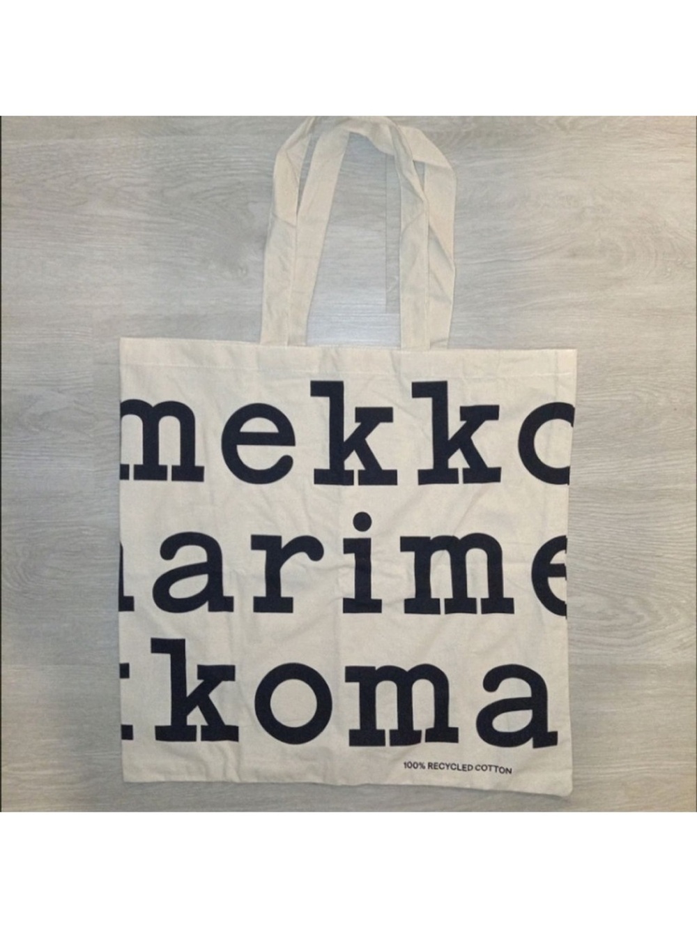 Marimekko/ Logo Tote bag/ Cotton 100%/ 17.7x17.7 inch/